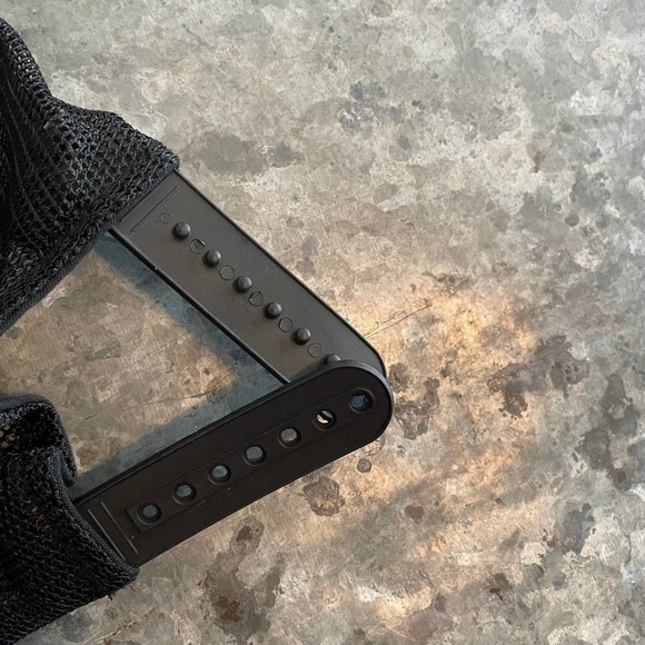 Black White Trucker Snapback Hat Cap Plain Blank Magic Headwear 90s Retro - Picture 10 of 10